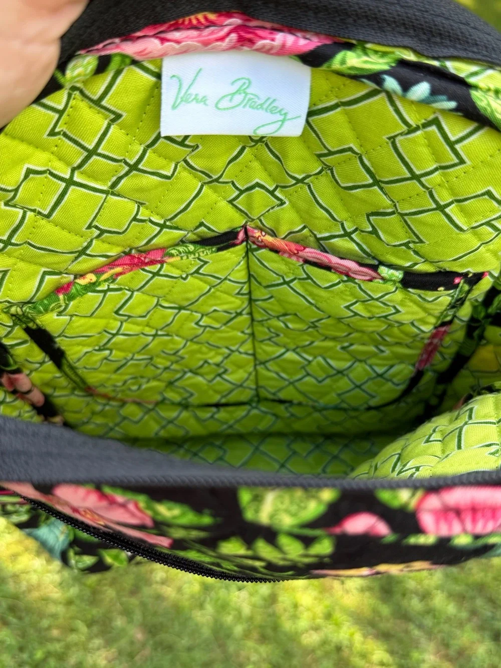 Vera Bradley Botanica Lola Backpack 2007 Vintage Floral NWT